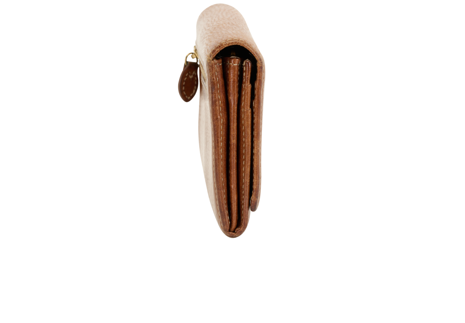 Mulberry Plaque Wallet, &pound;95, Accessories, Tan, Leather, Side view